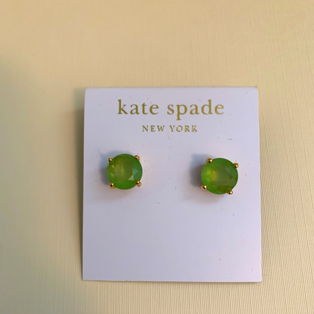 Late spade earrings